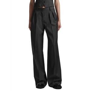 NEW BARBARA BUI single button pantsuit in medium grey